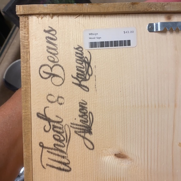 Rustic Young and Brave sign. - Picture 2 of 2